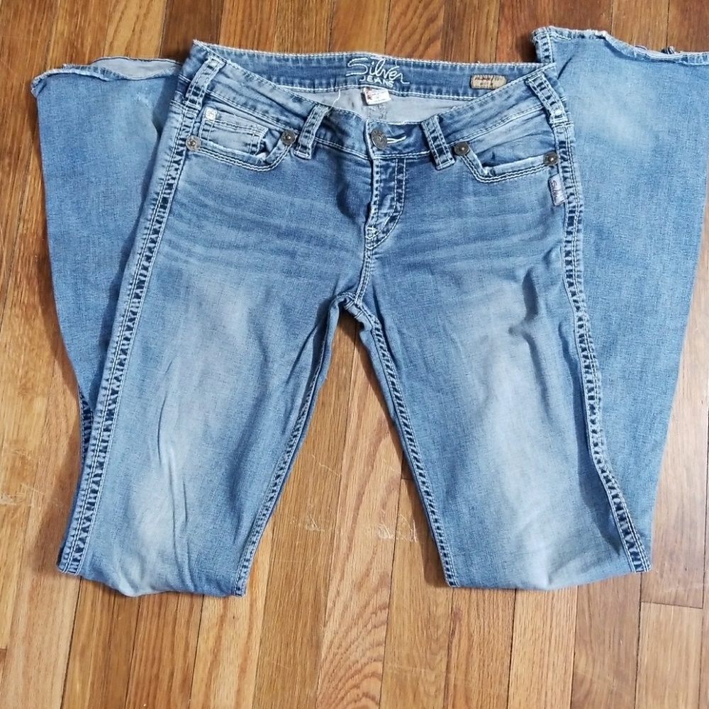 Silver jeans
